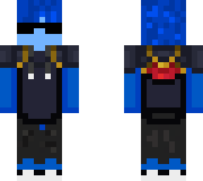 handsome cyan boy