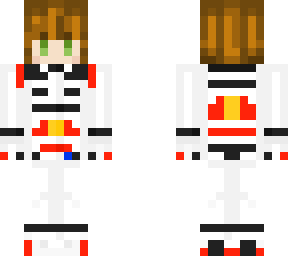 loligoryalz's chisato x verstappen with brown hair and green eyes