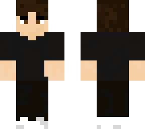 black tee dude