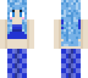 blue girl in pj's