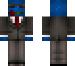 blue man