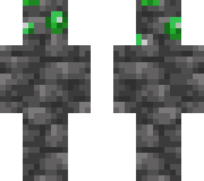 deepslate emerald ore (emerald only on head)