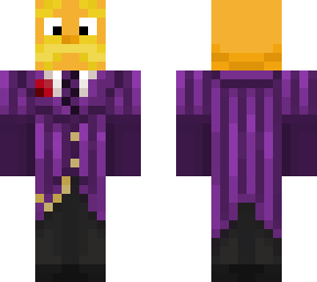 lorax with a purple suit