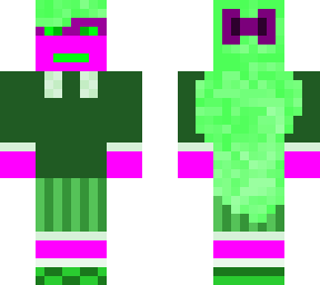 magenta+green girl