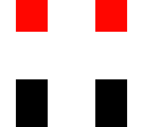 red, black and white