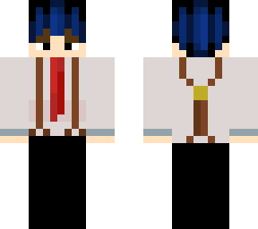 suit martimus (no jacket+suit suspenders brown edition)