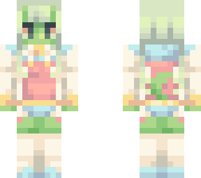 pastel alien lady
