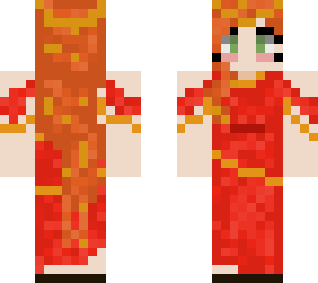 red dress