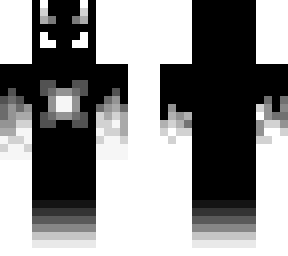 black and white demon