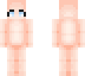 pale pink skin base w/ blue eyes