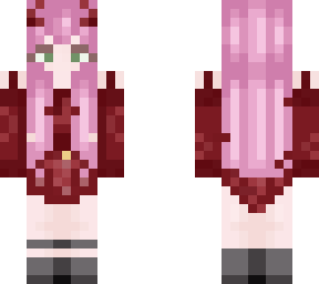 pink haired girl