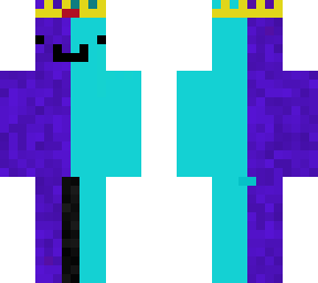 purple and cyan wembu w (credits to voxelfox1000)