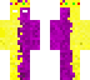 purple and yellow crown skin