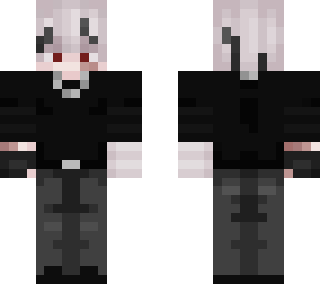 // a l b i n o  boy // with dyed black highlights :^