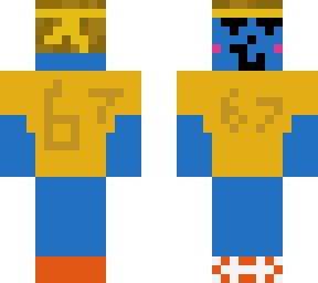 67 blob blue man
