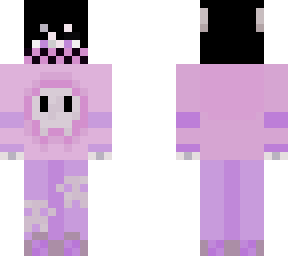 corpse husband in pjs (pink and purple)