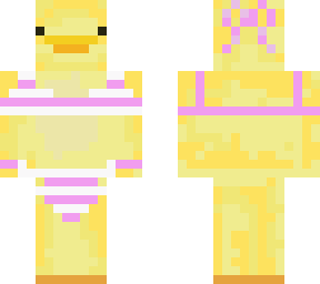 duck in a bikini