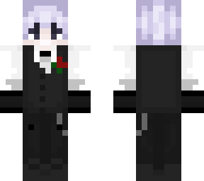 pale purple hair - mysterious man