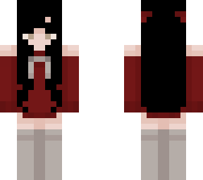 red dress