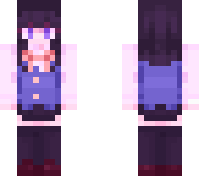 black haired girl uniform