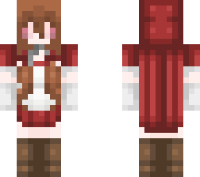 chibi red riding hood ( not mine i just changed hair color and eyes)