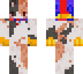 clown calico cat