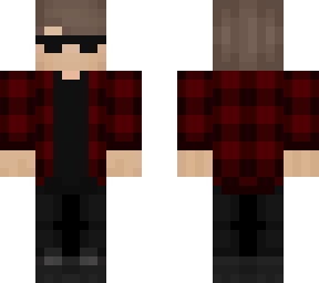 red and black