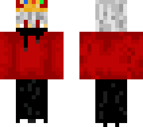 red hoodie devilguy with crown