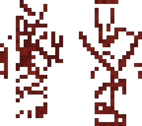 the blood splatter