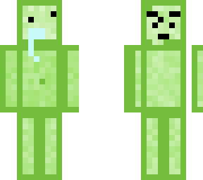 the slime ( green)