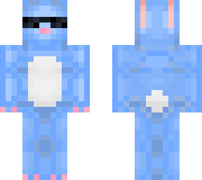 blue bunny with sunglasses