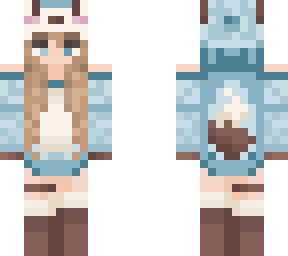 blue fox girl