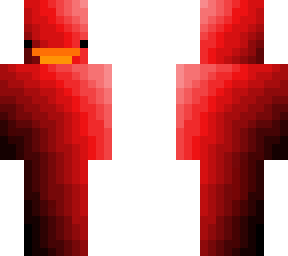 red - black gradient goose