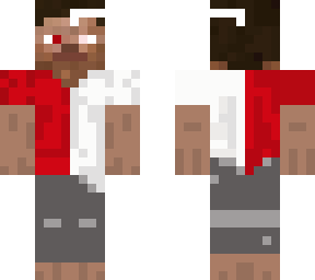 white and red steveeeee