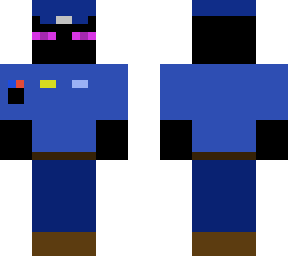 blue police enderman