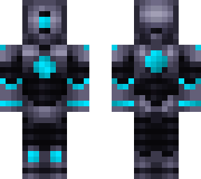 blue robot soldier