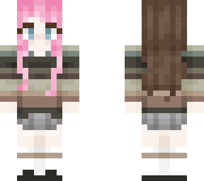 clementine (pink hair)