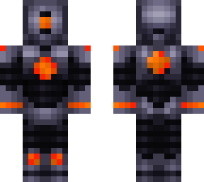 orange robot soldier