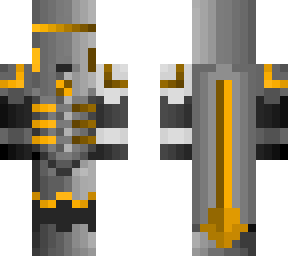 orange robot soldier