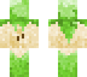peeled apple (green)