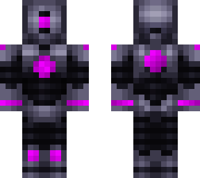 purple robot soldier