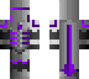 purple robot soldier