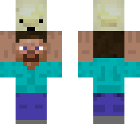 steve holding a sulfur cube