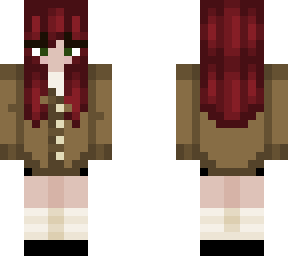 brown cardigan