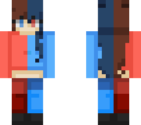 creda (oc) blue and red (request)