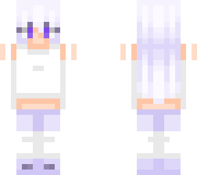 cute white cat girl (rework)