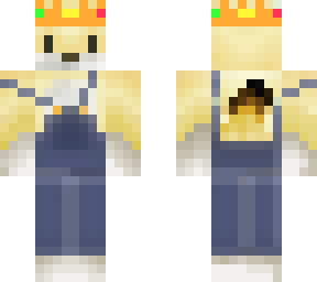 fennec fox farmer overalls crown furry skin desert