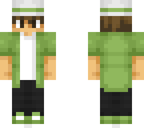 green jacket