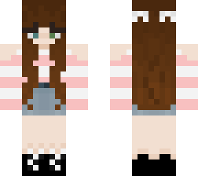 pink and white cute elf girl