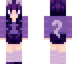 purple cat girl